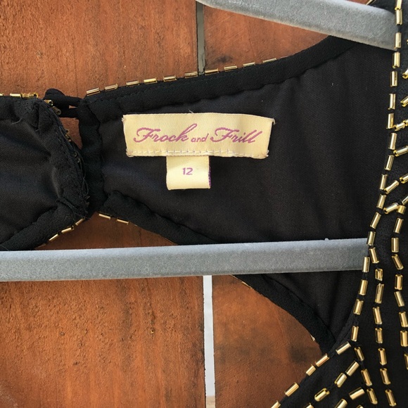 Frock and Frill Beaded Flapper Style Dress - Picture 3 of 7